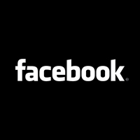 Facebook black logo